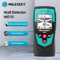 Mileseey เครื่องสแกนผนัง WD10with Large Area Sensor Metal Detector Finder สตั๊ดมือถือ เครื่องสแกนผนัง เครื่องตรวจจับสายไฟ ค้นหาสตั๊ด