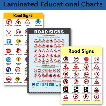 road signs and symbols chart