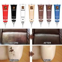 【LZ】❉  20Ml Leather Repair Gel Home Car Seat Leather Complimentary Repair Refurbishing Cream Paste Leather Cleaner Car Care Kit