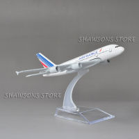 ของเล่นโมเดลเครื่องบินโลหะ 1:520 Diecast Airbus A380 Air France Airliner