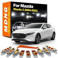 MDNG ชุดแสงโดมส่องแผนที่ตกแต่งภายในรถยนต์,สำหรับ Mazda 3 Mazda3 2004-2015 2016 2017 2018 2019 2020 2021