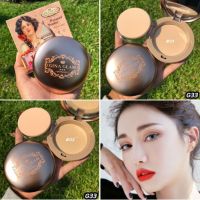 แป้งอ้ดแข็งผสมรองพื้นผสมรองพื้น Pressed Powder By Gina Glam G33