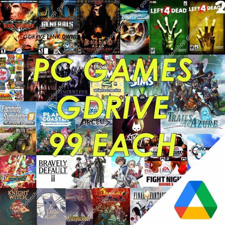PC Games Collections via Gdrive Offline P99 Batch1 Compatible with Windows Laptop and Desktop