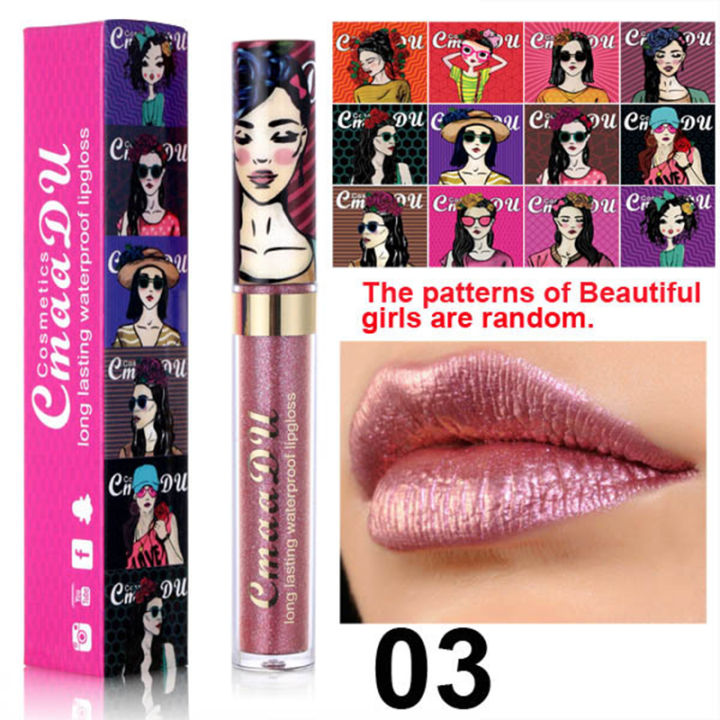 Lipstick long Lasting Liquid Lip Tint Waterproof Moisturizing Shining Lip Glaze Not Fade Easily Make-up for women Lipsticks