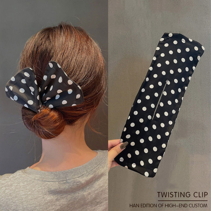 New French Deft Bun Women Hair Styling Tools Hair Twist Stylish Donut Bun Maker Lazy Hair Styling for Women Hair Accessories