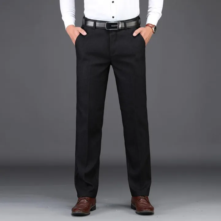 black office work pants