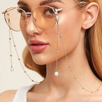 Fashion Sunglasses Glasses Chains Pearls Bead Gold Mask Hanging Women Strap Lanyard Anti Slip Reading Jewelry Eyewear Wholesale