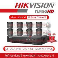 โปรโมชั่น HIKVISION กล้องวงจรปิดระบบ HD 5MP DS-2CE16K0T-LFS (2.8mm - 3.6mm) + iDS-7208HUHI-M1/E (8-CH) , IR 30M, Color Night 20 M. ราคาถูก ขายดี แนะนำ Home-mall  ตรงปก