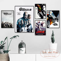 Furious Fast Classic Movie Series Canvas Painting Posters And Prints Pictures On The Wall Abstract Decorative Home Decor Obrazy