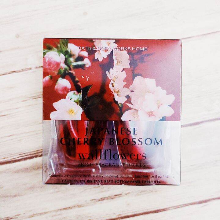 Japanese Cherry Blossom Bulb Bath & Body Works 2Pack Wallflower Bulb