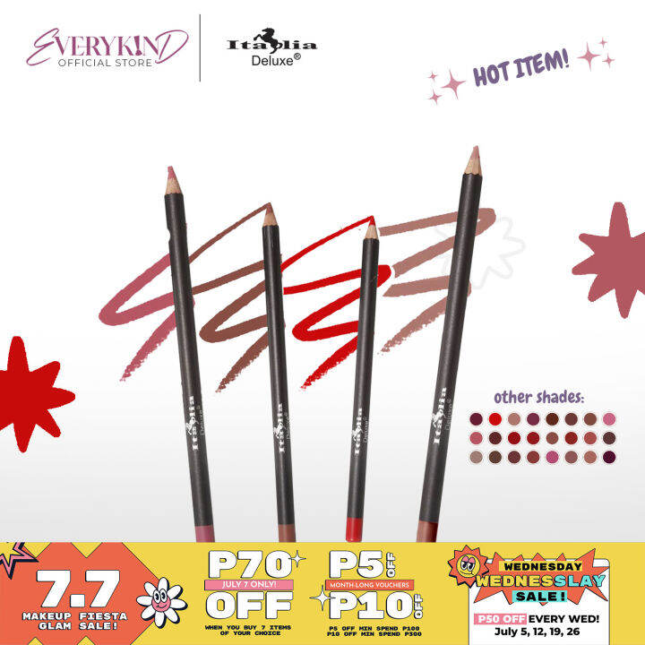 Italia Deluxe Ultra Fine Lip Liner Lazada PH