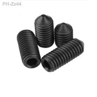 5-20pcs/Lot DIN914 grade 12.9 m2 m2.5 M3 M4 M5 m6 m8 m10 alloy steel Hex Socket Cone Point Grub Set Screws