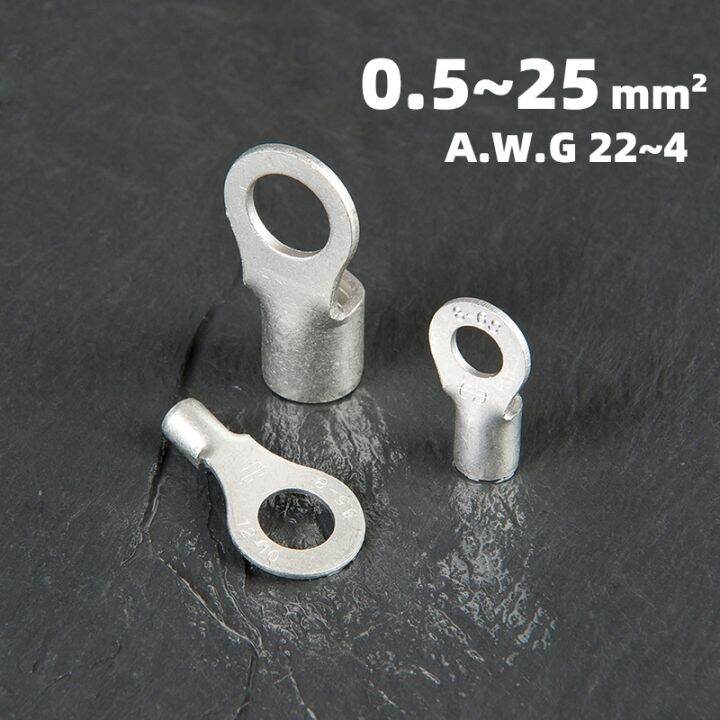 Non Insulated Ring Terminal Use For Cable 0.525mm2 AWG224 Pure Copper