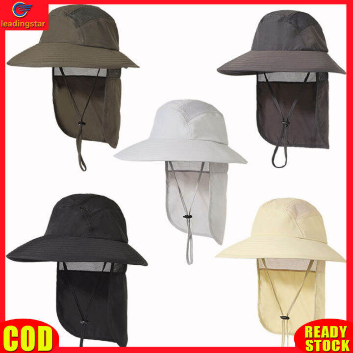 leadingstar-rc-authentic-men-women-outdoor-sun-hats-with-lanyard-neck-flap-lightweight-breathable-upf-50-sun-protection-fishing-hat