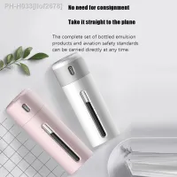 Travel Split Dispenser Bottle Shampoo Lotion Shower Gel Soap Bottle 4 in 1 Empty Sub-bottle Press Container Bottles