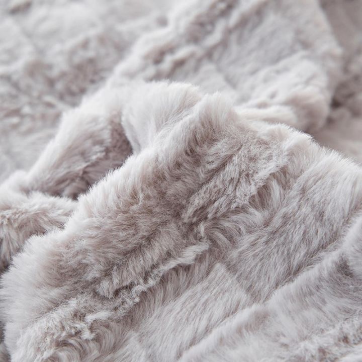 ร้อน-faux-fur-duvet-cover-set-plush-fluffy-shaggy-ultra-soft-bedding-set-comforter-cover-bed-sheet-pillowcase-warm-and-durable