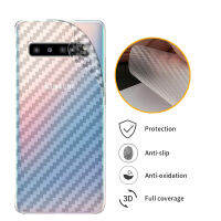 (1แถม1)ฟิล์มหลัง 3D Carbon Fibrer Samsung Galaxy s10 Full coverage บาง 0.09 mm (1 ชุด 2 ชิ้น )