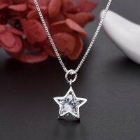 【cc】﹉  Brands 925 Sterling pretty Star necklace for Fashion y2k Wedding accessories Jewelry