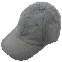 Fashion Men Women Sport Hat Casual Denim Baseball Ball Cap Sun Unisex Plain Hats Gray Blue