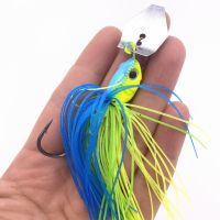 [HOT LIAXLLWISAAZH 534] 7-8G/10G/14G ตะขอมัสตาร์ด Chatterbait Fishing Lure Spinnerbait Pesca Fishing Spinner Isca Pike Fish Metal Jig Jigging Buzzbait