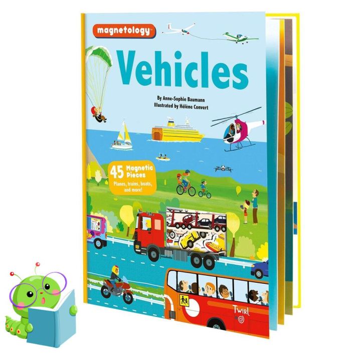 ส่งฟรีทั่วไทย-หนังสือนิทานภาษาอังกฤษ-magnetology-vehicles