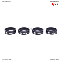 minglieyue2 4 Pcs 5 10มม.ปรับอะลูมิเนียมอัลลอยจักรยานแหวนรองงา Stem ชุดหูฟัง Spacers