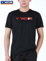 เสื้อยืดผู้ชายและผู้หญิง,ใหม่ VICTOR Victory ชุดกีฬาแบดมินตันกีฬาแขนสั้น20030เสื้อระบายอากาศ