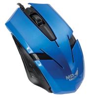 MD-TECH เมาส์ USB Optical Mouse (MD-60) Blue/Black