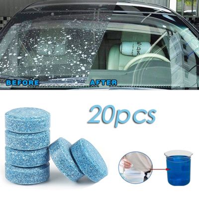 ♀✹◐ Car Windshield Cleaner Effervescent Tablets Solid Washer Agent Universal Automobile Glass Water Dust Soot Remover