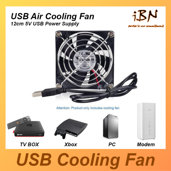 USB Cooling Fan With Protective Net For TV Box / Router/ B618 / B818
