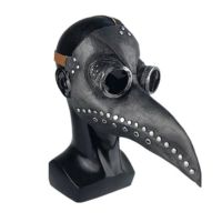 ฮาโลวีนโรคระบาด Steam Doctor Bird Mouth Punk Plague Doctor Bird Beak อุปกรณ์ฮาโลวีน,การมองเห็นและการระบายอากาศ