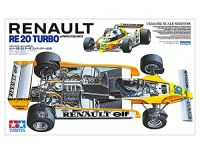 Tamiya 1/12ขนาดใหญ่ซีรีส์ No.33 Renault,20เทอร์โบพร้อมชิ้นส่วนแกะสลักพลาสติกรุ่น12033สี