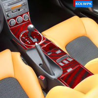 For Nissan 350Z Z33 2003-2009 Car Carbon Fiber Accessories Center Console Accent Heated Seat Control Stickers Modified Interior