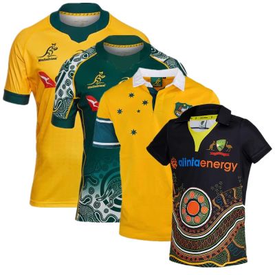 Australian Wallabies Home/Away Rugby Shirt 2021 International League Rugby Shirt Vintage Edition Shirt Cricket Jersey