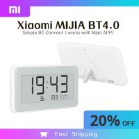 ▫▣ Xiaomi MIJIA BT4.0 Wireless Smart Electric Digital Clock Indoor Outdoor Hygrometer Thermometer E-ink Temperature Measuring Tools