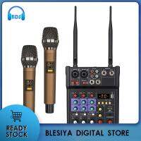 Besiya 4 Channel Audio Mixer Console สตูดิโอมิกซ์เสียงเครื่องผสมเสียงสำหรับคอมพิวเตอร์