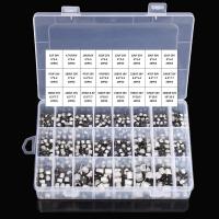 1UF~1000UF 6.3V-50V 400Pcs 24Value SMD Aluminum Electrolytic Capacitors Assortment Kit + Box