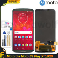 Beyondwolf จอต้นฉบับ Super AMOLED สำหรับ Motorola Moto Z3 Play XT1929ชิ้นส่วนจอสัมผัสแอลซีดีของเครื่องแปลงดิจิทัลสำหรับ Motorola Moto Z3 Play XT1929จอแสดงผล