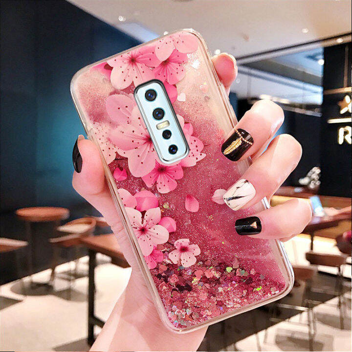 vivo v17 pro glitter back cover