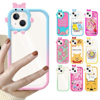 เคสสำหรับ VIVO เคส Y17 Y20 Y12 Y15 Y91 Y16 Y19 Y5S Y55 T1 Y12A X80 Y91C Y93 Y30 S9 Y95 Y50 Y20i Y77 Y75 Y12S X90 S10 S12 S15 Y20s X70แฟชั่นผูกโบว์ผูกโบว์เคสนิ่มใสลายการ์ตูนแท่งกันชนรูปสัตว์ประหลาดน้อย DCG034