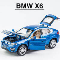 Caipo 1:32 BMW X6 SUV รถโลหะผสม Diecasts &amp; ของเล่นรถรุ่น Miniature Scale รุ่นรถของเล่นสำหรับเด็ก