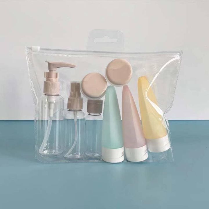 【cod】travel Eleven Set Cosmetic Bottle Plastic Bottle Lotion Bottle 