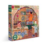 eeBoo Ancient Apothecary 1,000 Pc Sq Puzzle - จิ๊กซอว์รูปร้านขายยาโบราณแบบ 1,000 ชิ้น