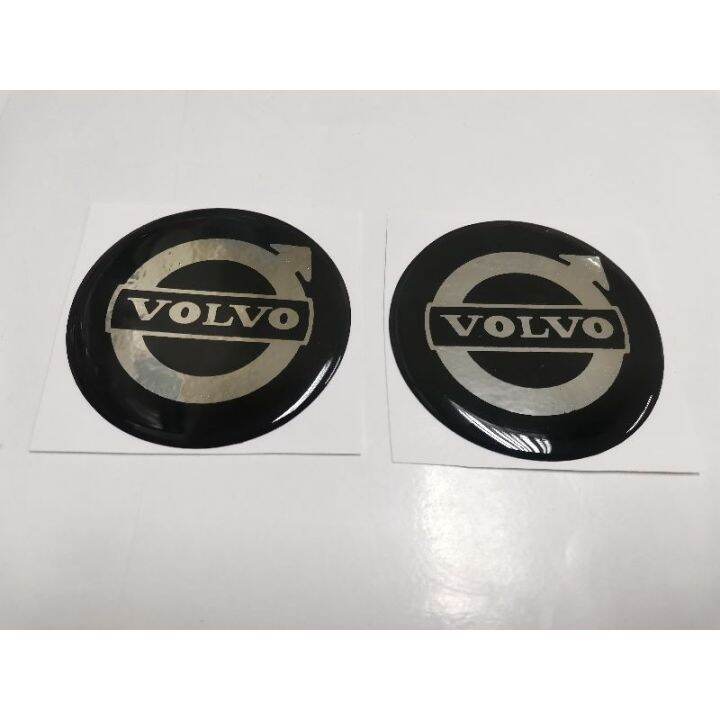 สติ๊กเกอร์-เทเรซิ่นนูนอย่างดี-logo-volvo-logo-sticker-แต่งรถ-ติดรถ-โลโก้-วอลโว่-ติดดุมล้อ-ดุมล้อ-กลม-ติดพวงมาลัย-สติกเกอร์-สติกเกอ