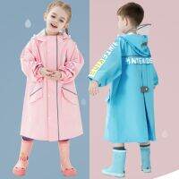 【CW】 90 165CM Waterproof Raincoat For Children Kids Rain Coat Poncho Boys Girls Primary School Students Windproof Jacket