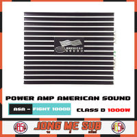 เพาเวอร์แอมป์ติดรถยนต์ AMERICAN SOUND รุ่นASA-FIGHT 1000D CLASS D 1000W ใช้ขับดอกลำดพงซับเบส 10นิ้ว เครื่องเสียงติดรถยนต์,เพาเวอร์ติดรถยนต์