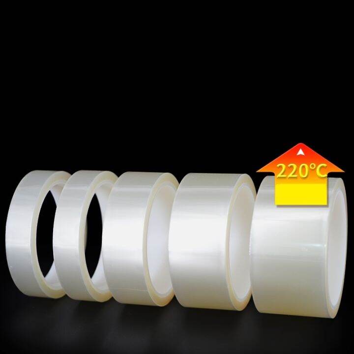 cw-temperature-resistant-transparent-pet-adhesive-tape-electroplated-baking-varnish-pcb-33m-roll