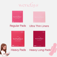 WENDAYS - Regular Pads, Heavy Long Pads, Ultra Thin Liners, Heavy Pads ผ้าอนามัยออร์แกนิคและย่อยสลายได้