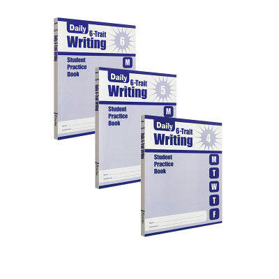 Daily 6-train Writing grade 4-6 se daily exercise series system writing exercise book assignment book 3 volumes sold together with the original Evan Moore of California teaching assistant English