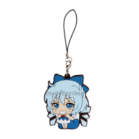 [แท้/ไม่มีกล่อง] Cirno Vivimus Rubber Starp Movic พวงกุญแจการ์ตูน Touhou Project งานแท้จากญี่ปุ่น